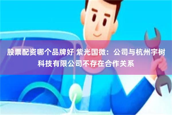 股票配资哪个品牌好 紫光国微：公司与杭州宇树科技有限公司不存在合作关系