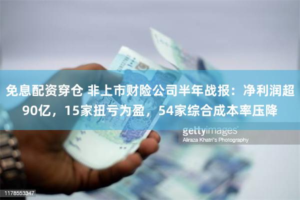 免息配资穿仓 非上市财险公司半年战报：净利润超90亿，15家扭亏为盈，54家综合成本率压降