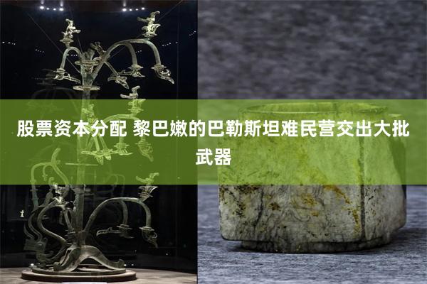 股票资本分配 黎巴嫩的巴勒斯坦难民营交出大批武器